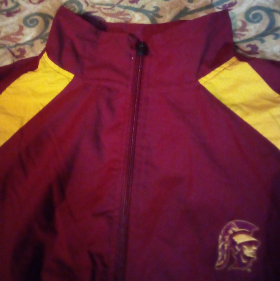 University of Southern California USC Trojans Sports Team Jacket Men's M Red - Picture 4 of 13